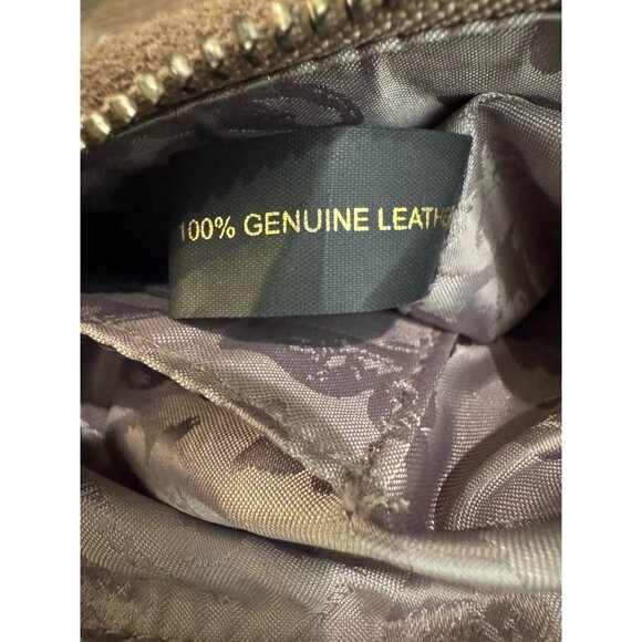 Rebecca Minkoff Taupe Suede Finn Crossbody Handbag Bag Purse - Picture 9 of 12